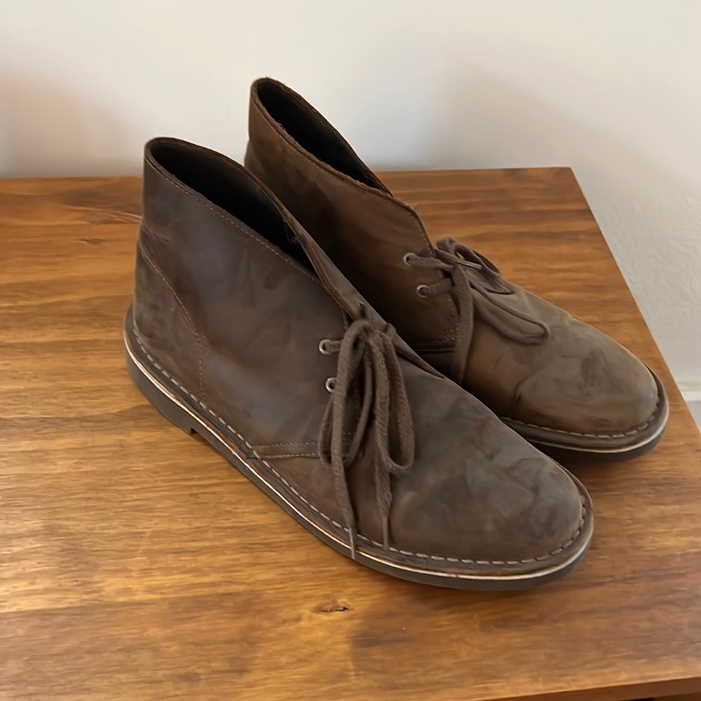 Beeswax Clark’s boots